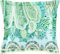 Bassetti MERGELLINA Kissenhülle zu Bettwäsche aus 100% Baumwollsatin in der Farbe Grün V1, Maße: 65x65 cm - 9328877
