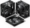 upHere gaming Ventilateur PC 120mm pour Ventilateur PC D'ordinateur Ultra Silencieux, 5 Pack（NK12BK3-5）