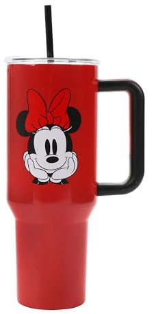 Disney Classic Minnie Mouse - Vaso de acero inoxidable de 40 onzas