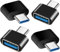 EFtronic USB C auf USB Adapter 4 Stück, USB C zu USB 3.0 OTG Adapter USB Buchse auf USB-C Stecker Kompatibel mit MacBook Pro, Samsung Galaxy, Typ-C Handy, Tablets und Mehr (Schwarz)