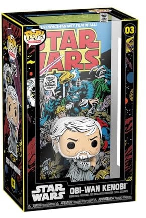 Funko Pop! Comic Cover: Star Wars - Obi-Wan Kenobi- Vinyl-Sammelfigur - Geschenkidee - Offizielle Handelswaren - Spielzeug Für Kinder und Erwachsene - Movies Fans - Modellfigur Für Sammler