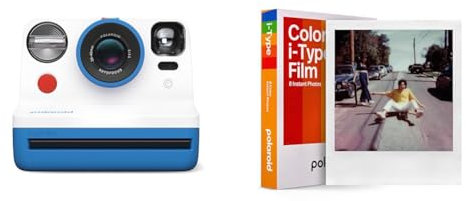 Polaroid Now Gen 2 Fotocamera Istantanea - Azzurro & Pellicola Istantanea Colore per i-Type - 6000