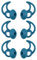 MQIMY Medium Silicone Earbud Tips Earbud Replacement Tips Earud Covers Compatible with Bose Quietcomfort and Sport Headphone Rubber Tips Ear Tips 3 Pairs