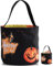 OneNine Halloween Süßigkeit Beutel, Leuchtend Tasche, Korb Für SüßIgkeiten, 3 Beleuchtungsmodi, Süßes oder Saures, Home Party Decor (Schwarz)