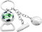BOOMTOP Schlüsselanhänger Fussball Lieblingsmensch Geschenk Fußballschuhe Weihnachten Geschenke Schlüsselanhänger Fußball Anhänger Keychain Vater Opa Geschenk Adventskalender Füllung mit Kleiner Box