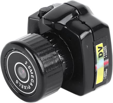 Fotocamera Minipix, Mini Videocamera Mini DV DVR Videocamera HD Videocamera di Registrazione Videocamera da 0,98 Pollici Piccola Attrezzatura Portatile