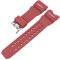 MOHDHAF-Uhrenarmband aus Kunstharz für Casio Gwg-1000 GB Herren Sport Wasserdicht Silikon Armband Zubehör Schwarz（rot，-）