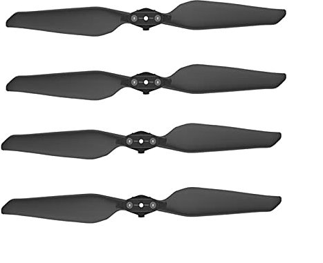Wivplex 8-teilige Propeller RC Quadcopter Faltbarer Propeller, for Xiaomi, for FIMI X8 SE 2020 Kameradrohne Drohnenklingen(4pcs Black)