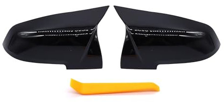 HISports Rückspiegelabdeckung, 2 Stück Spiegelkappen Set Seitenspiegelgehäuse Kompatibel mit 1er F20 F21/2er F22 F23 F87/3er F30 F31 F34/4er F32 F33 F36/i3 I01/X1 E84