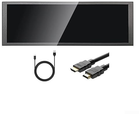 HEBEOT Piccolo Touchscreen Monitor Host Secondario Monitor LCD Portatile Touch Screen Portatile Per Display CRISTALLO 28 * 20 * 3.5 centimetri