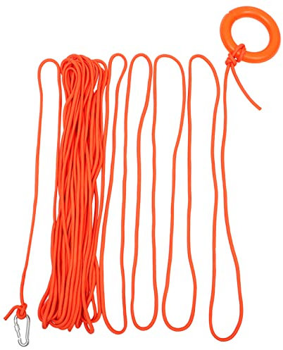 POPETPOP Wasserschwimmseil 8 Mm 30 M Kajakfahren Bootfahren Camping Rettungsleine Wurfseil Auftrieb Diskret Für Die Schwimmsicherheit