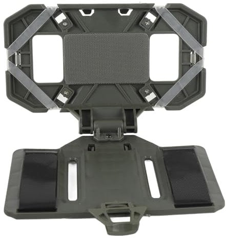 Tactical Gear Plate Carrier Vest Accessories, Foldable Phone Chest Mount Holder for Screen Size 4.7-6.7, Tactical Phone Holder, Tactical Plate Carrier Vest Attachment (OD Green)