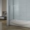 900x1400mm Height 2 Folding Pivot Shower Bath Screen Panel