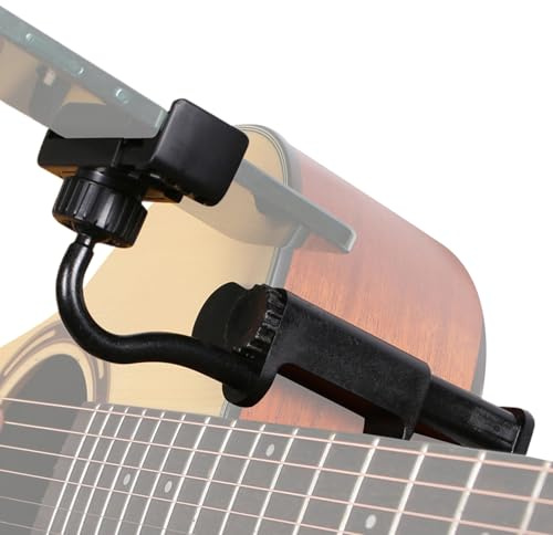 Gitarrenkopf-Handyhalterung, Gitarre Kopf Clip Für Live-Übertragung Videoaufnahmen, Universeller Verstellbar Gitarren Handy Halter, Handy Klemme Halterung Für Gitarre/E-Gitarre/Bass/Ukulele