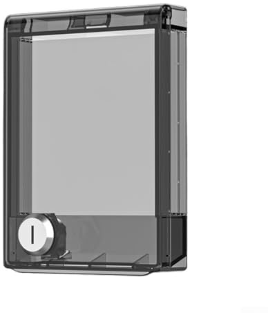 Lockable Central Air Conditioning for Panel Protective Cover, Waterproof Switch Guard Box with Keys for 86-Type Wall Thermostat, Dustproof Acrylic Safety Case for Home Office School 132 x 94 x 26 mm