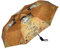 VON LILIENFELD® Parapluie de Poche Ouverture et Fermeture Automatique Résistant au Vent Pliant Gustav Klimt :Adèle Légèrement Stable Arte