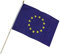 Fahne Flagge Holzstab Handfahne Stockfahne (30 * 45cm, Europa)