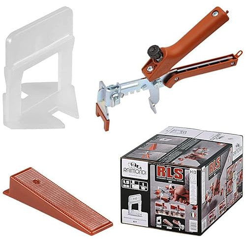 Werkmax RLS Fliesen Nivelliersystem 180K0250HD15 HD-KIT - Modern Keramik Fliesen - 250 Stück