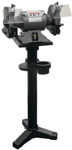Jet Tools - JBG-8A, 8 Shop Grinder & JPS-2A Stand (577102K),Black,Grey