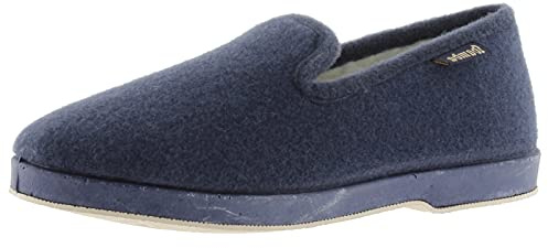 victoria Wamba Copete Slippers & Sheepskin Interior & Matching Sole 200250 for Women Petroleo 39