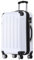 BEIBYE Zwillingsrollen 2048 Hartschale Trolley Koffer Reisekoffer in M-L-XL-Set in 15 Farben (White, L)