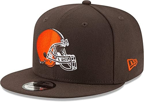 New Era NBA Herren 9Fifty Snapback Cap, Cleveland Browns Brown, Einheitsgröße