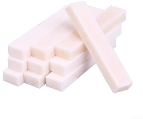 10 PCS Blank Bone Nut, Buffalo Bone Nut For Electric Acoustic Guitar Bass Ukulele