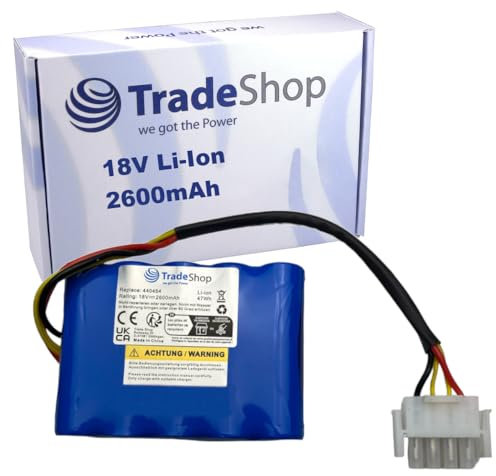 Trade-Shop Li-Ion Akku 18V 2,6Ah kompatibel mit AL-KO Solo Robolinho 700 1000 1100 700E, kompatibel mit Kärcher RLM4, kompatibel mit Efco Sirius 700