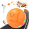 Supore Ball Interaktives Hundespielzeug Ball, Ø 85 mm Selbstrollender Ball Hund Groß, USB Wiederaufladbar, LED Leuchtend, Elektrisch Hundespielzeug Ball für Mittelgroße, Große Hunde (Pumpkin)