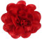 Mecool Horquillas grandes con forma de rosa, para bodas, fiestas, decoración para el pelo, color rojo