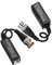 PATIKIL Passive Video Balun BNC zu UTP Cat5/5e/6, RJ45 HD Transceiver Transmitter Adapter Kabelanschlüsse für 720P/1080P AHD/HDCVI/HDTVI CCTV Kamera 1 Paar