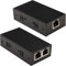 Leehitech Extender PoE a 2 porte, ripetitore PoE 1 in 2-out, supporta IEEE802.3af/at con 100 Mbit/s, montaggio a parete e design desktop, 100 m/328 FT segnale Extende per dispositivi IP fotocamera/PoE