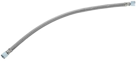 sourcing map Air Compressor Exhaust Tube, 5/8 Thread Dia 31 Length Compressor Hose Stainless Steel Hose Air Tube Compressor Hardware Accessories Replacement Parts(Flared Mouth)