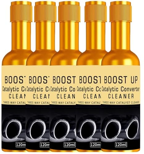 Katalysator Reiniger Benzin,Geeignet Für Benzin,Diesel Systemreiniger Hybrid Katalysator-Reiniger,Three-Way Catalytic Converter Cleaner Für Motorrad und Auto,120ML(5 Stück)