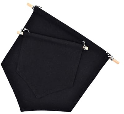Gadpiparty 2 Stück Nordische Wanddekoration Brooch Banner Wimpelkette zum Hängen Pins und Abzeichen Display für Kinderzimmer Schwarz Vielseitig für Sammelpräsentation und DIY deko