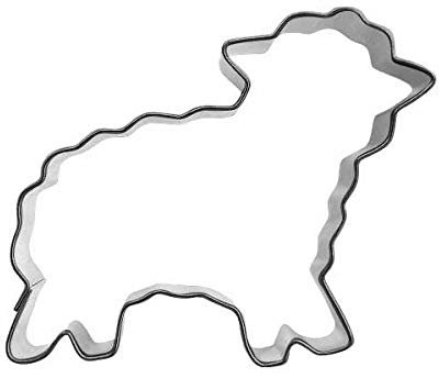 Ausstechform Schaf, 7,5cm Weissblech