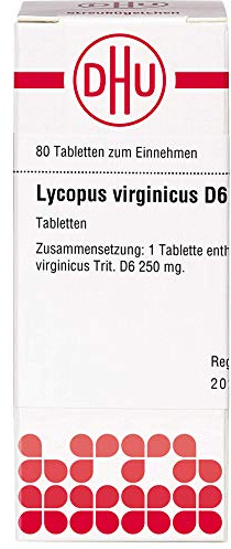 DHU Lycopus virginicus D6 Tabletten, 80 St. Tabletten