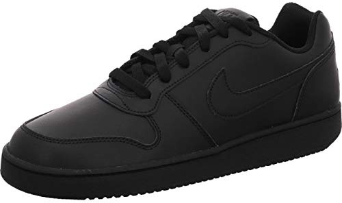 NIKE Men's Nike Ebernon Low Athletic Shoe, Black/Black, 12 Regular US