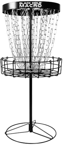 MVP Disc Sport Schwarz Loch Makro Mini Disc Golf Korb