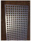 Rejilla de ventanas de aluminio, chapa perforada 2 mm QG10 – 15, 400x1000mm, 1