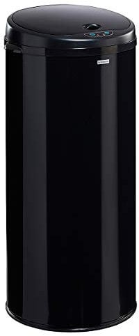 ROSSIGNOL Poubelle à ouverture automatique Sensitive - 45l - noir graphite - RAL 9011