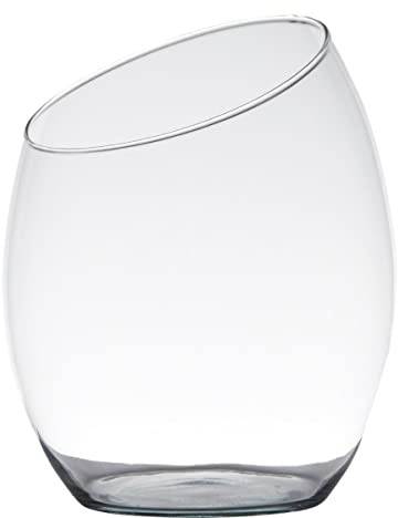 INNA-Glas Glas Übertopf Glas Kate, Kugel - rund, klar, 32cm, Ø 25,5cm