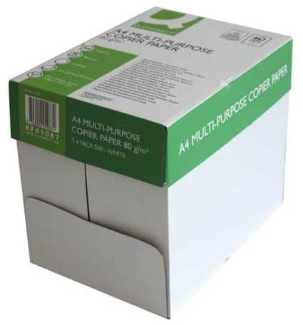 Q-Connect A4 White 80gsm Copier Paper - Pack of 2500
