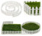 Casecover Weihnachten Miniatur-gartenzaun Aus Holz Gartenzaun Border Bonsai-fee-Garten-Dekoration Ornament DIY Fertigkeit-dekor