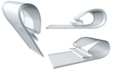 Kit 20 glisseurs Plastique pour Rideaux auvents