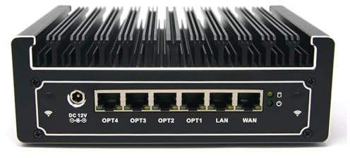 Protectli Vault FW6D - 6 Port, Firewall/Mini PC - Intel Quad Core i5 (8250U), AES-NI, Barebone - Compatible with pfSense/OPNsense