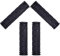 NA 2 pares de puños de manillar de bicicleta antideslizantes de goma suave y resistente a los golpes para bicicleta infantil, bicicleta de montaña, bicicleta de carreras, regalo (negro)