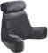 bananair - Cojín Lectura Cama - Tela de Terciopelo, Suave y Agradable - Relleno de Espuma, Cómodo - Óptimo Apoyo para la Espalda, Prácticos Reposabrazos, Asiento Ergonómico - Almohada Lectura (Gris)