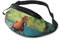 Gürteltasche mit Verstellbarem Riemen Bauchtasche Rotes Pferd Rennt für Sport Running Camping Fahrrad Reisen Joggen Laufen 35 x 14 cm