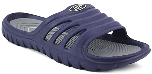 IMTY Mens Sliders EVA Lightweight Pool Slides Summer Beach Shower Bathroom House Slipper Mules Sandals Flip Flops